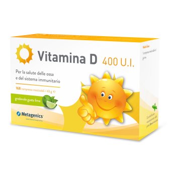 vitamina d 400 ui 168 compresse masticabili