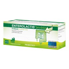 Enterolactis Bevibile - Integratore Di Fermenti Lattici 6 Flaconcini 10ml
