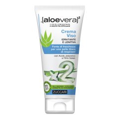 zuccari aloevera2 crema viso idratante lenitiva 50 ml