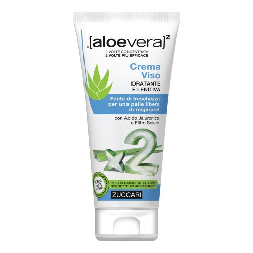 Zuccari AloeVera2 Crema Viso Idratante Lenitiva 50 ml