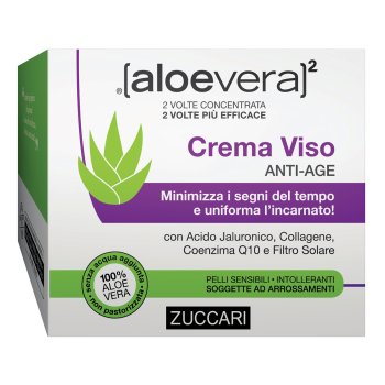 zuccari aloevera2 crema viso anti-age 50 ml