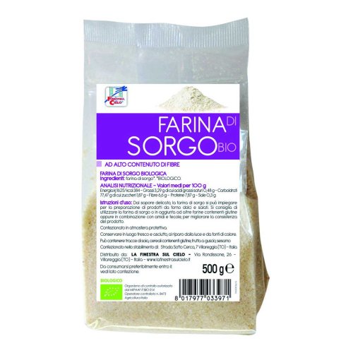 La Finestra Sul Cielo - FARINA DI SORGO BIO 500G