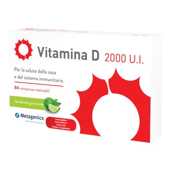 vitamina d 2000 ui 84 compresse masticabili