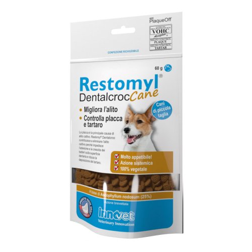 Restomyl DentalCroc Gatti E Cani Di Piccola Taglia 60g