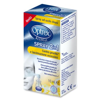 optrex actimist spray 2in1 contro prurito e lacrimazione eccessiva 10ml