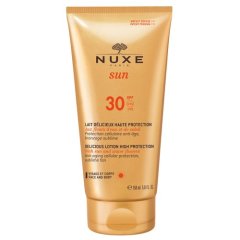 nuxe sun latte solare viso e corpo spf 30 anti-età alta protezione 150ml