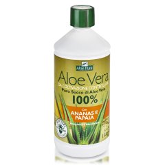 optima aloe pura - aloe vera succo ananas & papaya 1lt