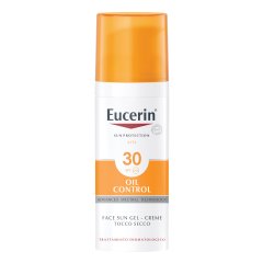 eucerin sun oil control fp30 viso protezione solare molto alta pelle grassa ed a tendenza acneica 50ml