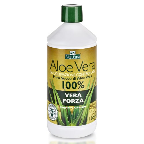 Optima Aloe Pura - Aloe Vera Forza Puro Succo 100% 1000ml 