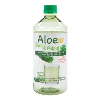 aloe bio succo/polpa 100% 1lt