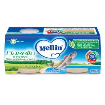 mellin omogeneizzati nasello e verdure 2x80g