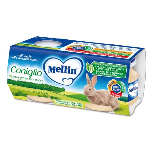 Mellin Omog Coniglio 2x80g