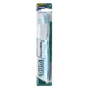 gum original white 563 spazzolino anti-macchia