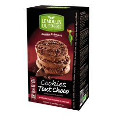 le moulin du pivert cookies al cacao con pepite di cioccolato 175g