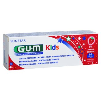 gum kids dentifricio fragola 2-6 anni 50ml