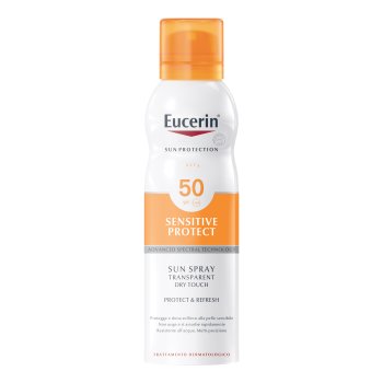 eucerin sun spray trasparente fp50 protezione solare molto alta 200ml