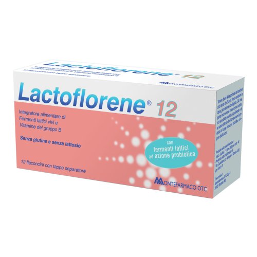 Lactoflorene Plus - Integratore Di Fermenti Lattici Vivi E Vitamine Del Gruppo B - 12 Flaconcini 10