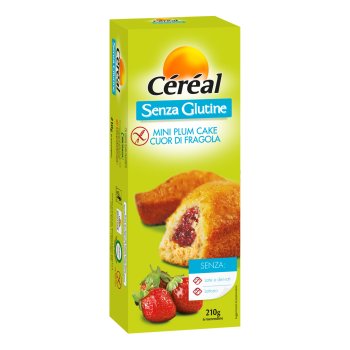 cereal miniplumcake fragola 210g