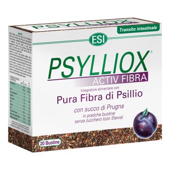 esi psylliox activ fibra psyllium e prugna 20 bustine
