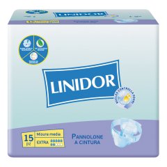 linidor pannoloni a cintura linidor misura media super 15 pezzi