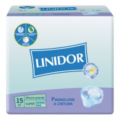 linidor pannolone a cintura misura grande super 15 pezzi