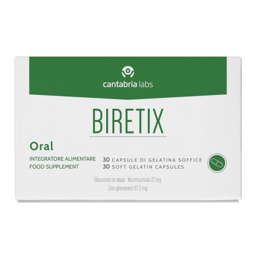 Biretix Oral Integratore Alimentare 30 Capsule
