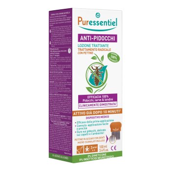 puressentiel spray anti - pidocchi + pettine
