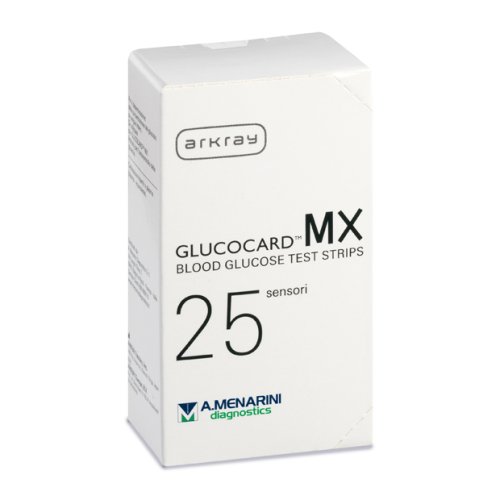 Glucocard Mx Blood Glucose - Strisce Reattive Per La Misurazione Della Glicemia 25 Pezzi