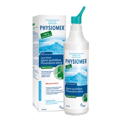 Physiomer Getto Forte Spray Nasale Acqua Di Mare 210ml 