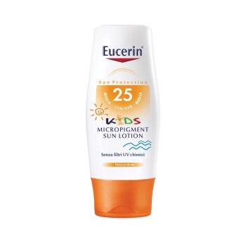 eucerin sun kids micropigment lotion spf 25 protezione solare 150ml