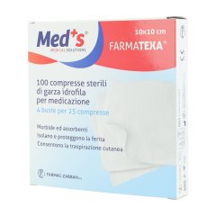 meds garza 12/8 10x10cm 100pz