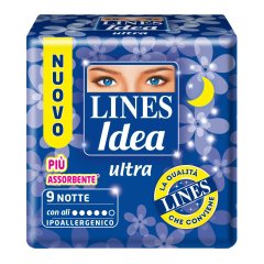 lines idea assorbenti ult ntt c/ali 9p 3075