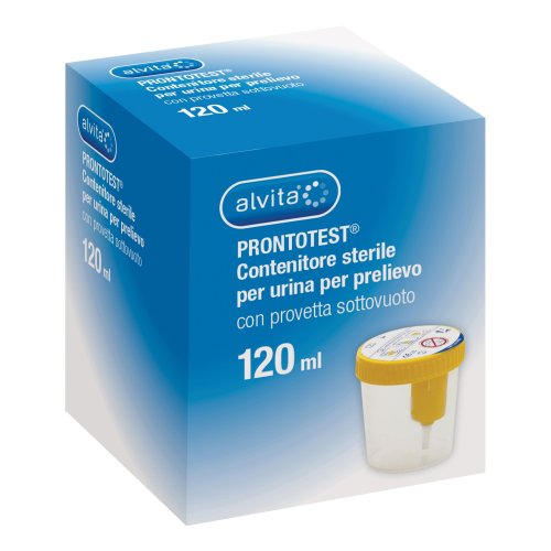 Alvita Prontotest Contenitore Sterile Per Urine Con Provetta Sottovuoto 120ml