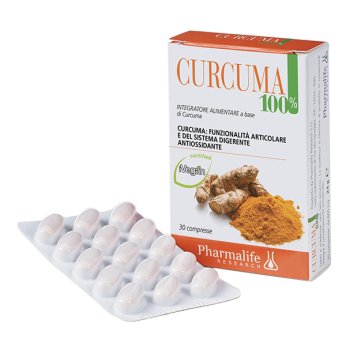 curcuma 100% 30cpr pharmalife