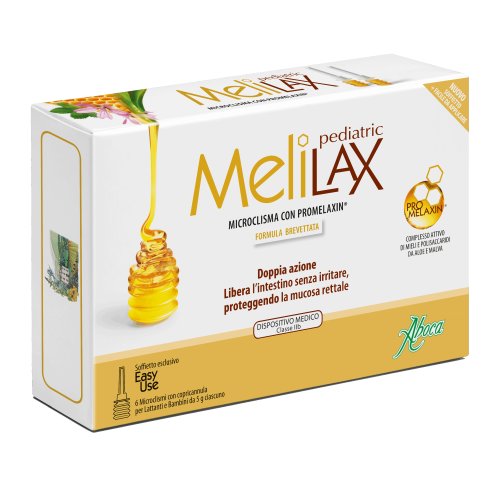 Melilax Pediatric 6 Microclismi Monouso Da 5g