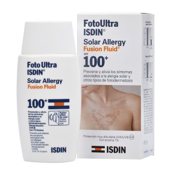isdin foto ultra solar allergy fluid protezione solare 50ml