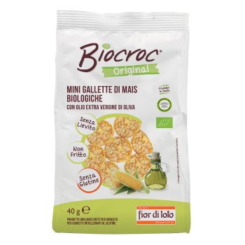 fior di loto biocroc mini gallette di mais bio 40g