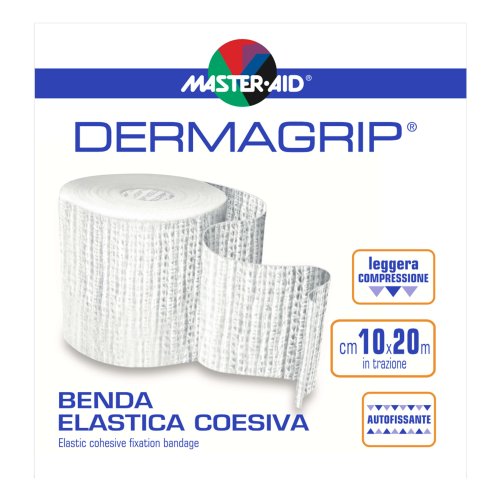 Master Aid Dermagrip Benda-Garza Elastica Autobloccante 10cm X 20m