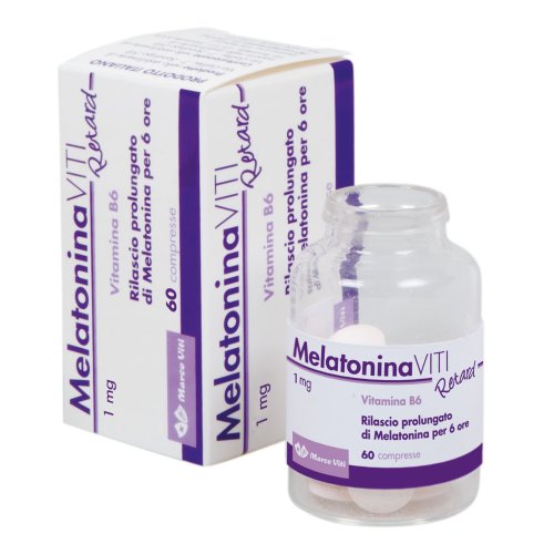 Marco Viti - Melatonina Retard 1mg E Vitamina B6 60 Compresse Rilascio Prolungato