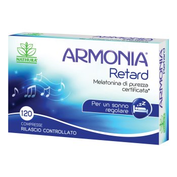 armonia retard melatonina 1mg 120 compresse
