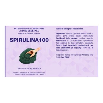 spirulina 100 100cps 35g salus