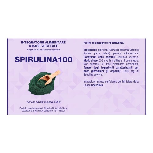 SPIRULINA 100 100CPS 35G SALUS