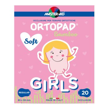 master aid ortopad cerotti occlusivi soft girls regular 20 pezzi