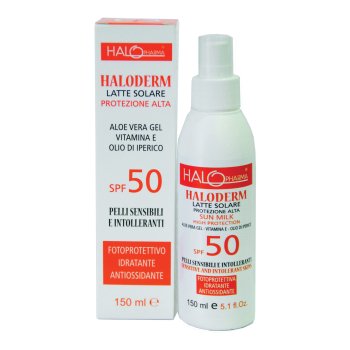 haloderm latte sol spf50 150ml