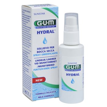 gum hydral sollievo per bocca secca spray umidificante 50ml