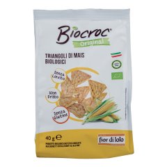 fior di loto biocroc triangoli di mais bio