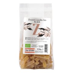 fior di loto zenzero candito stick bio 150g