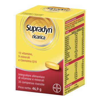 supradyn ricarica integratore di vitamine e minerali 35 compresse rivestite
