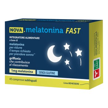 nova melatonina fast 45cpr