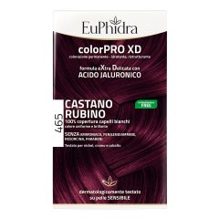 euphidra color pro xd - colorazione permanente n.465 castano rubino 